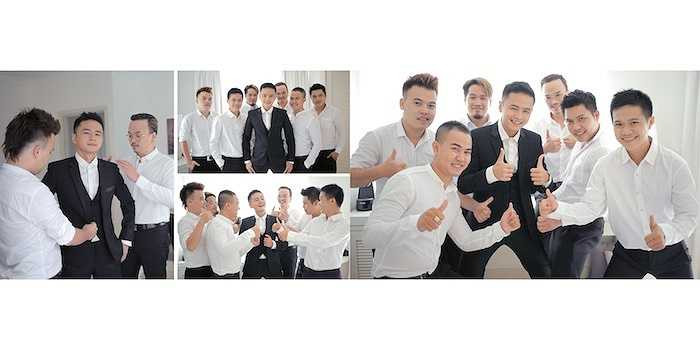 Từng nụ cười, ánh mắt hay khoảnh khắc 'selfie' nhắng nhít được lưu giữ trọn vẹn, càng làm nổi bật tinh thần bộ ảnh và phù hợp với tính cách của cả hai. 