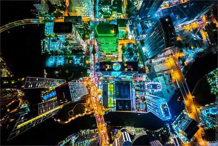 Hình ảnh chụp Miami (Mỹ) về đêm