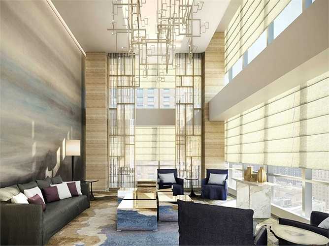Ngoài ra, tòa nhà còn có phòng chiếu phim và hòa nhạc 20 chỗ 