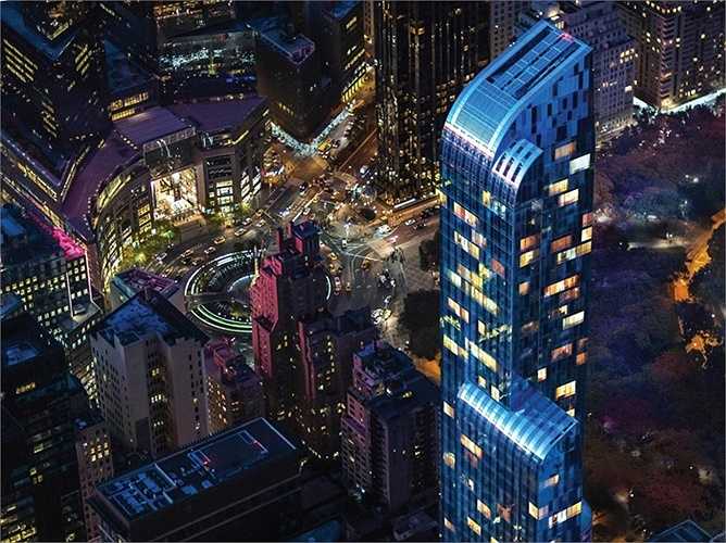 One57 được thiết kế bởi kiến trúc sư từng giành giải Pritzker - Christian de Portzamparc như hình thác nước