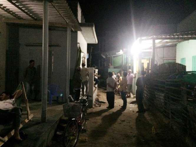 Hiện trường xảy ra vụ án mạng