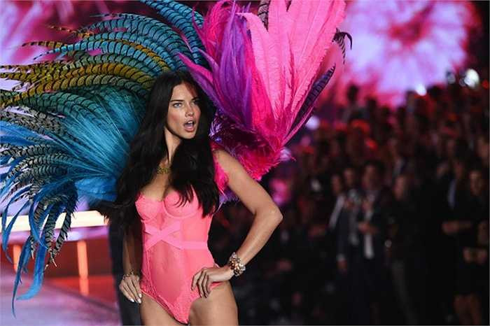 Adriana Lima cũng là mỹ nhân Brazil chủ chốt trong đêm diễn Victoria's Secret năm nay. 
