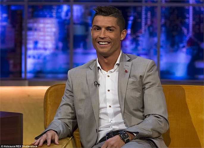 Ronaldo vừa có cuộc nói chuyện trong chương trình The Jonathan Ross talk show