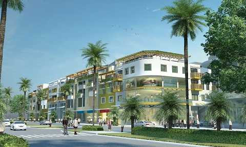 phối cảnh dự án khu đô thị sinh thái Hòa xuân