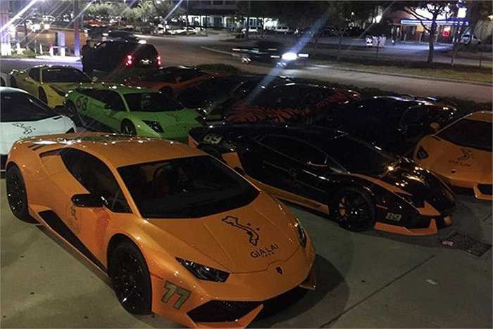 Số siêu xe còn lại là những mẫu xe đình đám không kém như; Ferrari 458 Spyder, Audi R8 Spyder, Porsche 918 Spyder…