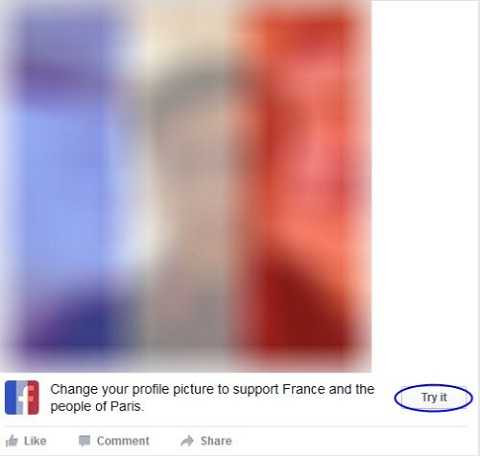 Nhấn Try it tại avatar đã đổi theo hiệu ứng của một Facebooker khác Nhấn Try it tại avatar đã đổi theo hiệu ứng của một Facebooker khác