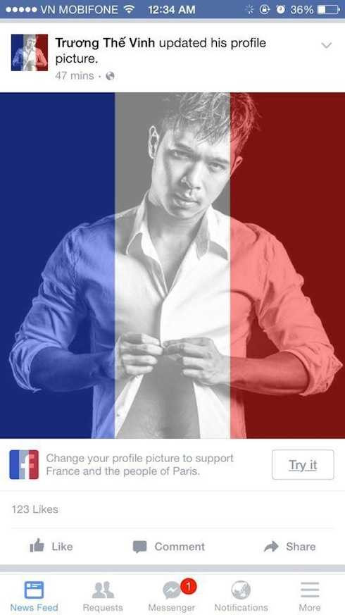 Quang Hoà, Trương Thế Vinh thay ảnh "khoe hàng". 