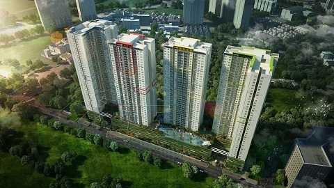 Phối cảnh tổng thể Khu căn hộ Seasons Avenue Phối cảnh tổng thể Khu căn hộ Seasons Avenue