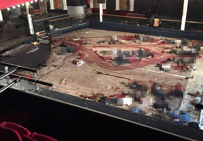 Nhà hát Bataclan chìm trong máu sau khi vụ khủng bố xảy ra