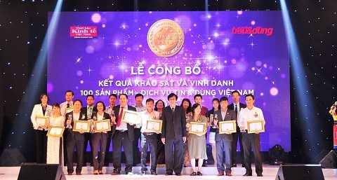 Đại diện Vinamilk và các doanh nghiệp tại lễ công bố kết quả Đại diện Vinamilk và các doanh nghiệp tại lễ công bố kết quả