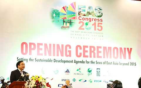 Xây dựng đảo đá, trái luật, ảnh hưởng an ninh hàng hải, chủ quyền của mỗi quốc gia, Phó thủ tướng, Hoàng Trung Hải, Đà Nẵng, Đại hội Biển Đông Á