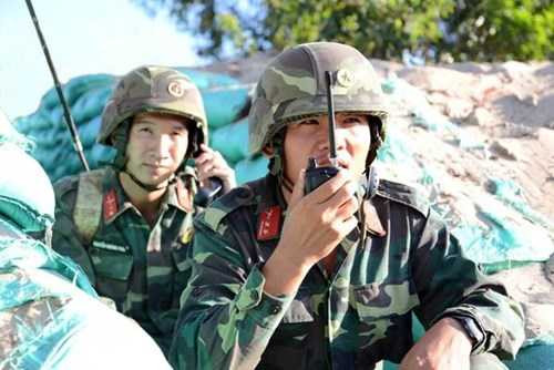 Thông tin liên lạc được đảm bảo thông suốt trong cuộc diễn tập.