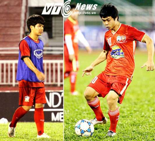 'Hai anh em' Công Phượng và Natpasut (phải)