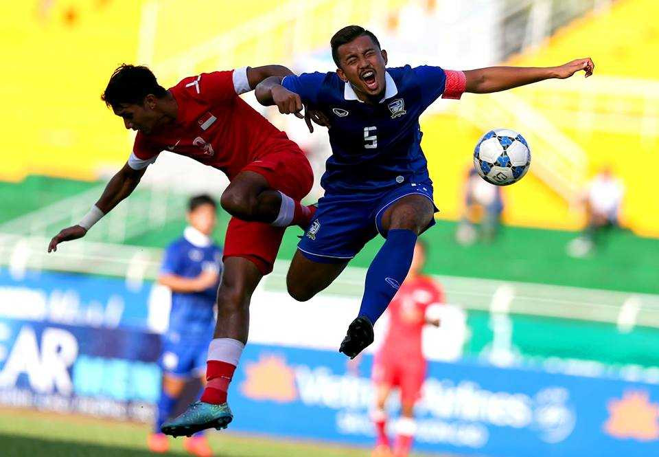 U21 Thái Lan 2-2 U21 Singapore