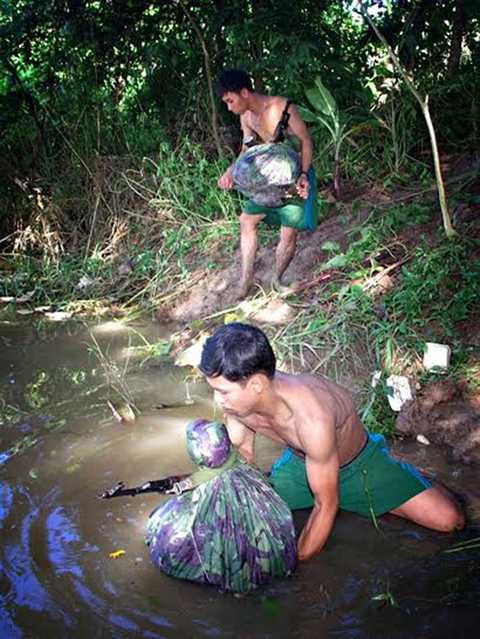 Quân khu 9, Huấn luyện trên sông nước, Trung đoàn 3, Cửu Long, Quân đội nhân dân, Việt Nam