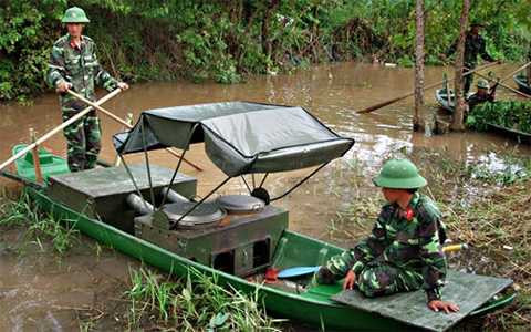 Quân khu 9, Huấn luyện trên sông nước, Trung đoàn 3, Cửu Long, Quân đội nhân dân, Việt Nam