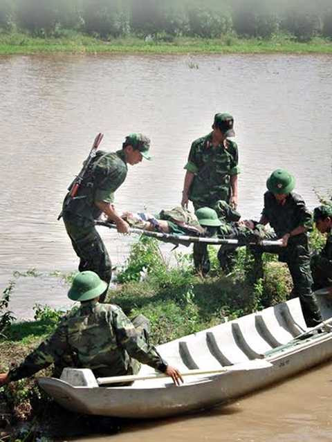 Quân khu 9, Huấn luyện trên sông nước, Trung đoàn 3, Cửu Long, Quân đội nhân dân, Việt Nam