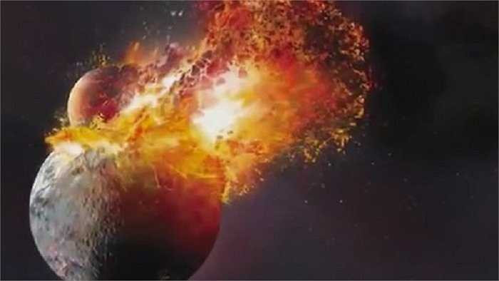 Khi Theia va vào Trái đất, một phần Trái đất bị bong ra và vô tình làm Mặt trăng cứng lại. Các nhà khoa học cũng cho rằng Theia có thể hình thành từ băng đá hoặc Theia đã tan chảy vào Trái đất để lại dấu vết riêng trên Trái đất hay Mặt trăng. Theia có khả năng cũng có thành hóa học gần với Trái đất. Cho đến khi chúng ta xác định được độ lớn của Theia thì thuyết tác động khổng lồ vẫn chỉ là giả thuyết.