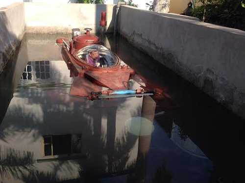 Tàu ngầm Hoàng Sa thử nghiệm thành công ở bể. Ảnh: Nhật Quang. Tàu ngầm Hoàng Sa thử nghiệm thành công ở bể. Ảnh: Nhật Quang.