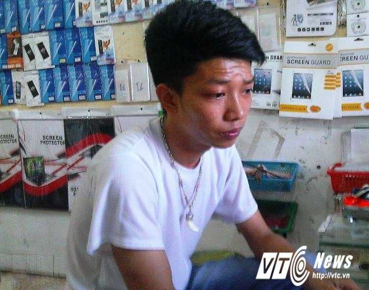 Anh Nguyễn Quang Linh thuật lại sự việc với PV VTC News.