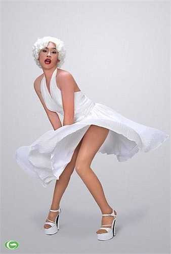 ... hay Marilyn Monroe trẻ trung, danh hài đều khiến khán giả không khỏi bật cười.