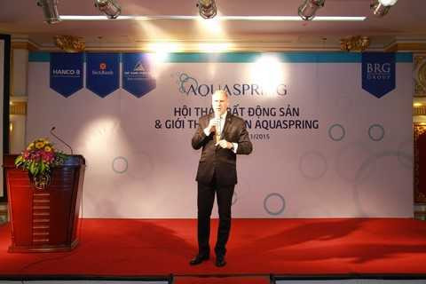 Mr.Mark Reeves - Đại diện chủ đầu tư cam kết chất lượng công trình và triển vọng đầu tư của dự án Aquaspring Mr.Mark Reeves - Đại diện chủ đầu tư cam kết chất lượng công trình và triển vọng đầu tư của dự án Aquaspring