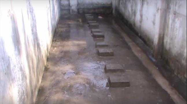 Nhà vệ sinh tại một số trường học của tỉnh Bình Dương vẫn còn thiết kế theo kiểu rất sơ sài, mất vệ sinh