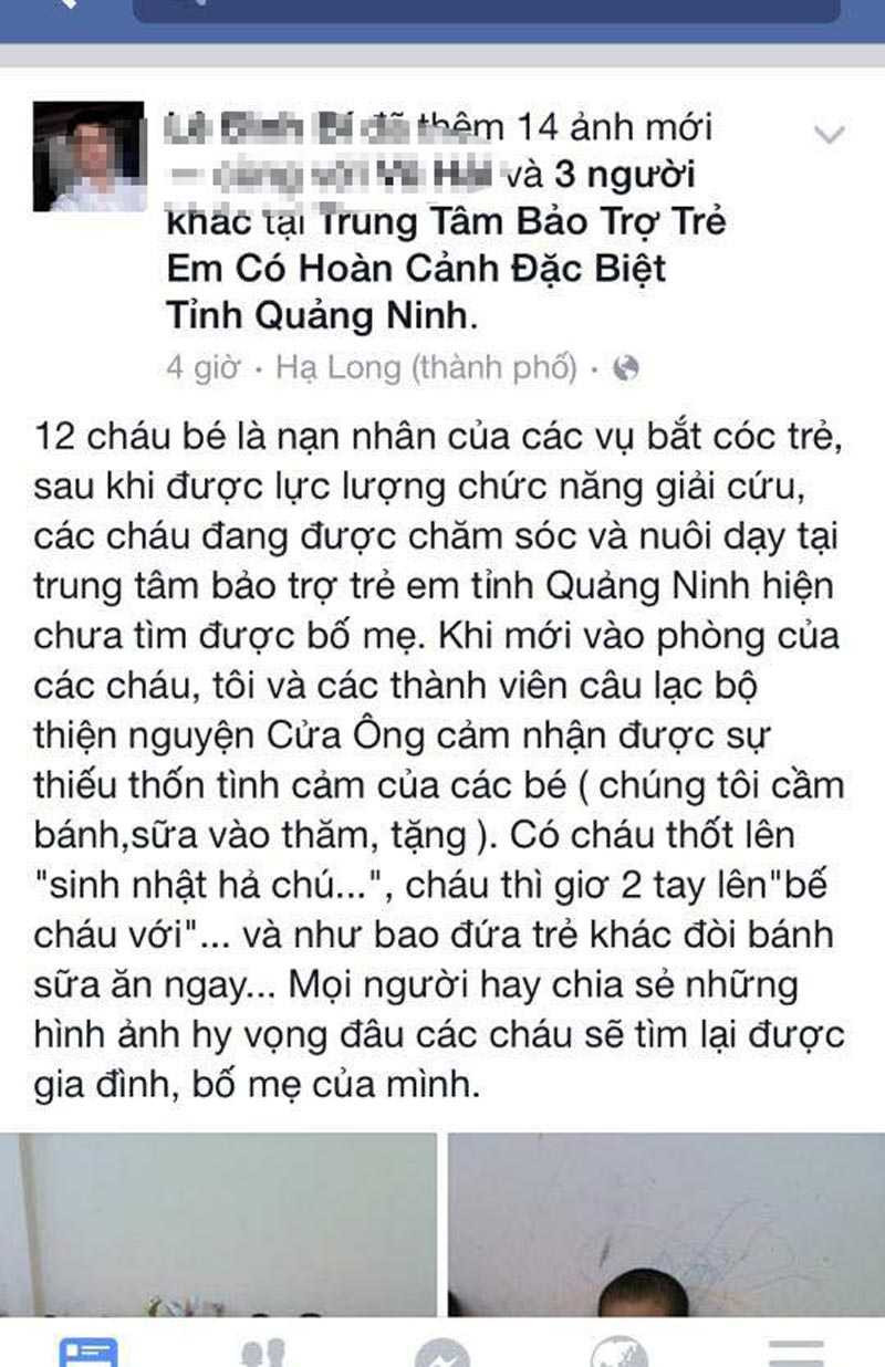 Được giải cứu sau nhiều vụ bắt cóc, 12 bé trai đang tìm cha mẹ