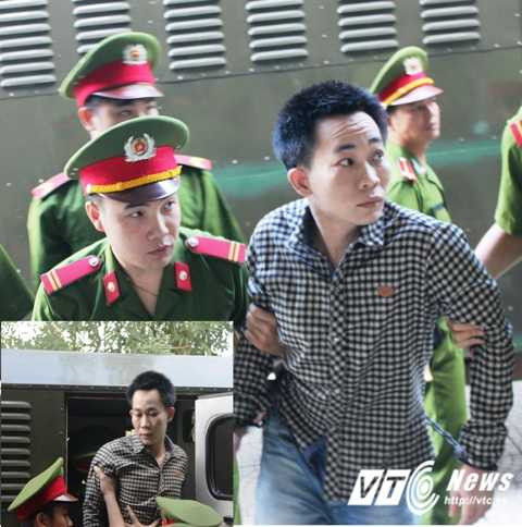 Vẻ mặt lạnh lùng và vô cảm của bị cáo Trần Xuân Vinh khi đến tòa.