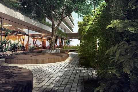 70% diện tích mặt kính tại EcoLife Capitol được sử dụng kính Low – E 2 lớp. 70% diện tích mặt kính tại EcoLife Capitol được sử dụng kính Low – E 2 lớp.