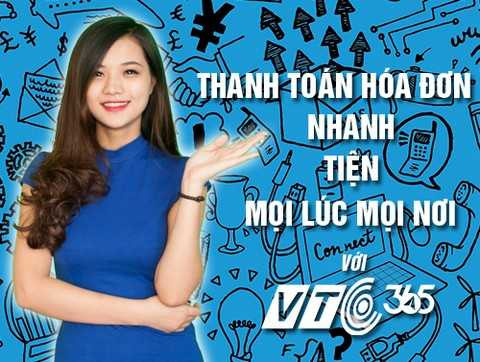 Thanh toán hóa đơn với VTC365 cực nhanh, cực tiện