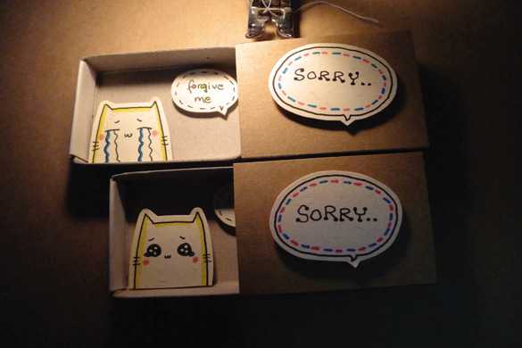 Lời nhắn nhủ dễ thương từ những hộp diêm