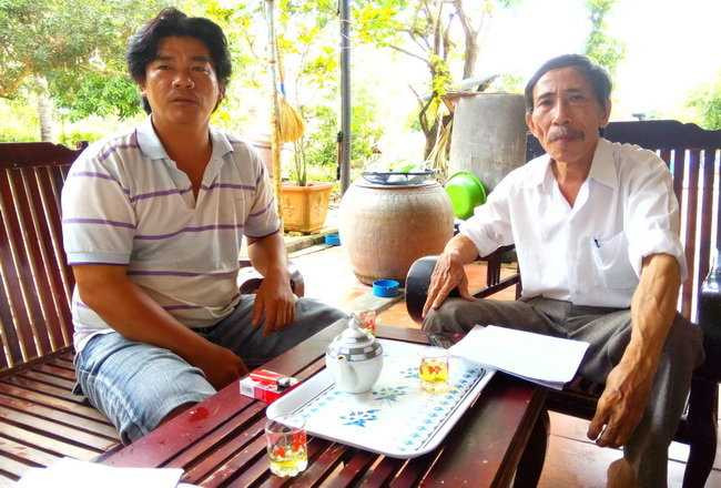 Ông Nguyễn Phúc Thành , người tố cáo rằng Nguyễn Thọ giết bà Lê Thị Bông chứ không phải ông Huỳnh Văn Nén giết - Ảnh: Ng.Nam