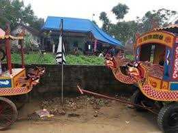 Gia đình nạn nhân H đang tổ chức các công tác mai táng.