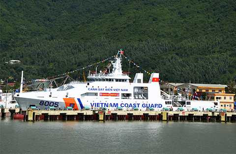 Hạ thủy, tàu Cảnh sát biển, hiện đại nhất, Việt Nam, Đà Nẵng