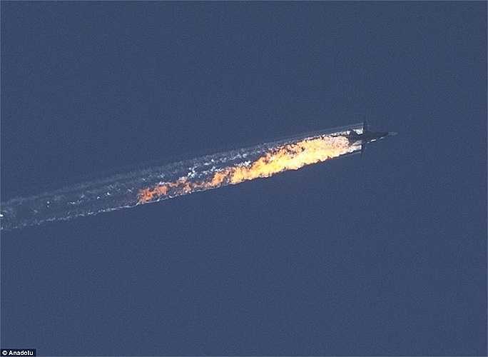 Phía Thổ Nhĩ Kỳ cáo buộc SU-24 đã vi phạm không phận nước này, trong khi phía Nga kiên quyết bác bỏ. (Nguồn: Anodolu)