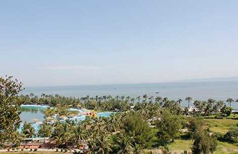 Hòn Dáu Resort, nơi các đại ca đất cảng dự định tổ chức tiệc. Ảnh: Hải Đường