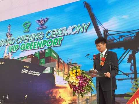 Ông Nguyễn Văn Tiến- Tổng giám đốc công ty Viconship kiêm Chủ tịch HĐQT công ty cp cảng Xanh VIP