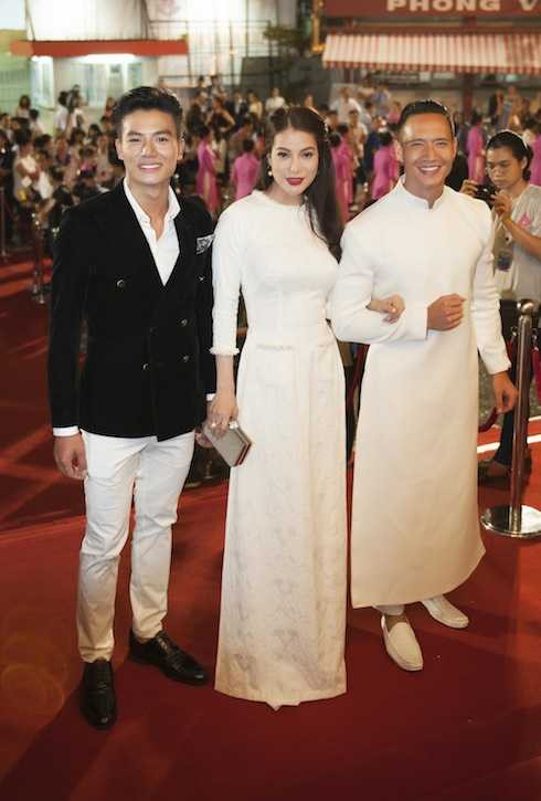 Kim Lý, Trương Ngọc Ánh cùng Hiếu Nguyễn đến dự sự kiện.