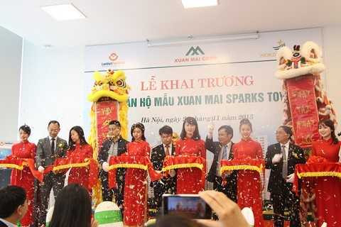 Lễ Cắt băng khánh thành Khu căn hộ mẫu Xuan Mai Sparks Tower