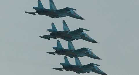 Su-34 Fullback là máy bay ném bom chiến đấu hiện đại nhất của Không quân Nga hiện đang được triển khai tiêu diệt IS ở Syria Su-34 Fullback là máy bay ném bom chiến đấu hiện đại nhất của Không quân Nga hiện đang được triển khai tiêu diệt IS ở Syria