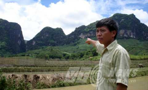 Anh Pâng chỉ nơi hổ thường về