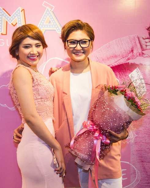 Tố Ny cũng đến chúc mừng người tình tin đồn.