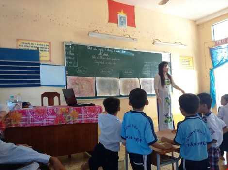 Một giờ lên lớp của cô Hải Âu.