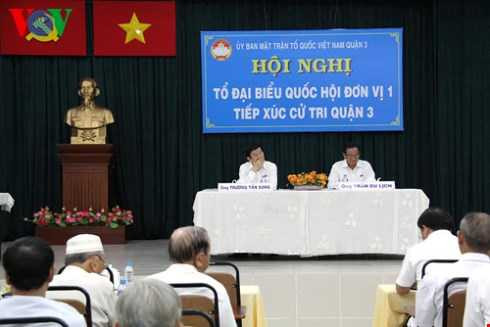 Chủ tịch nước lắng nghe ý kiến cử tri quận 3