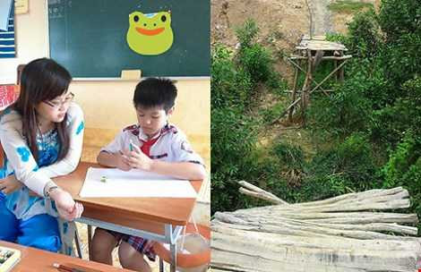 Cô giáo Dương Hải Âu. Ảnh: CTV. Cầu M3 sau khi xảy ra sự cố ngày 21-10. Ảnh: FB HẢI ÂU