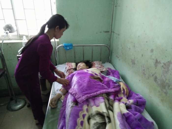 Nạn nhân vụ tai nạn đang được điều trị tại bệnh viện