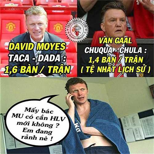 David Moyes mới đây đã bị Real Soceidad sa thải và đang thất nghiệp