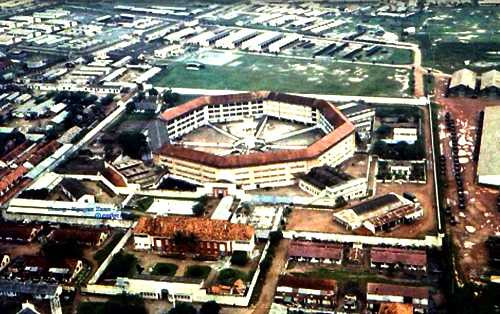 Khám Chí Hòa nhìn từ trên cao trước năm 1975. Ảnh: S.T