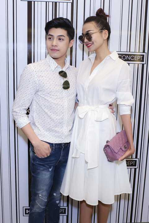 Thanh Hằng diện bộ váy trắng kín đáo bên cạnh Noo Phước Thịnh bảnh bao
